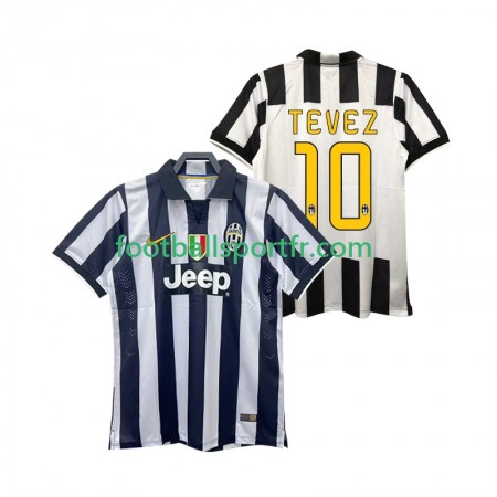 Tenue Juventus TEVEZ 10 2014 2015 Retro Domicile Maillot de Foot